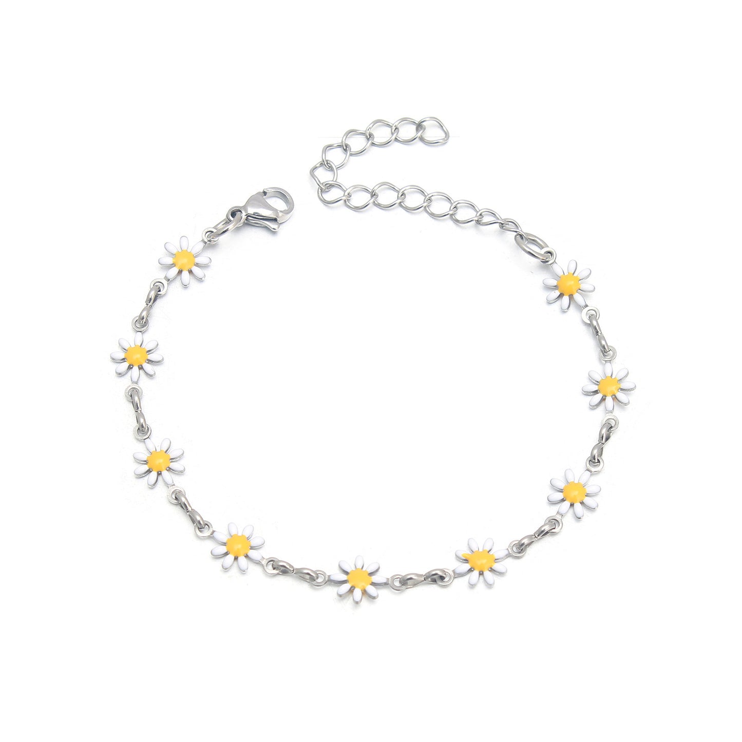 Delicate Daisy Flower Bracelet | Floral-Inspired Jewelry