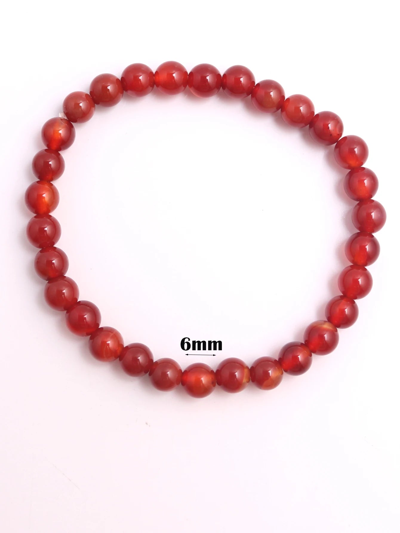 Carnelian Bracelet Set: Smooth & Chip Beads