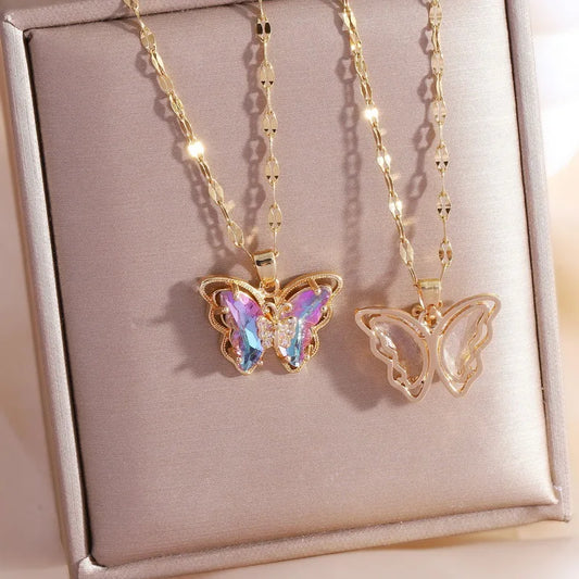 Elegant Butterfly Necklace